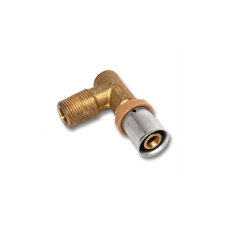 Kolano 90' SANHA 3fit Press pb-free dwuczęściowy, brąz, 26 mm x 3/4'' (zw x GZ)