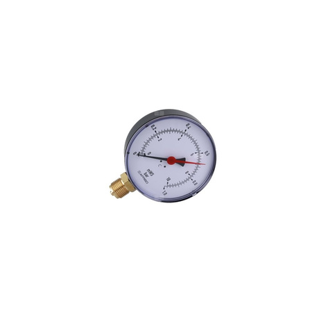 Manometr z rurką Bourdona AFRISO HY 0/1 bar G1/2B radialne fi 100 mm, kl. 1.6%