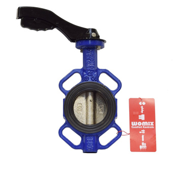 Przepustnica międzykołnierzowa Concept by Womix z przekładnią CX300, dysk żeliwny