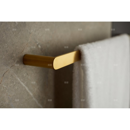 Wieszak łazienkowy 22 cm, złoto szczotkowane PVD