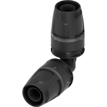 Kolano 90' TECE logo trzyczęściowy, tworzywo, 32 mm (pz x pz)