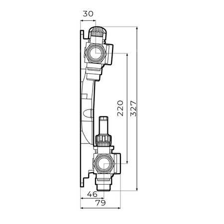 Regulator upustowy AFRISO do ProCalida EF1 pa 66 GW 3/4'' max. 90'C 10-50 kPa