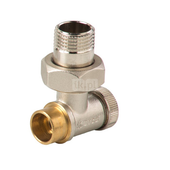 Zawór powrotny C.O. ARCO TEIDE PLUS kątowy M15 x 1/2'' Gwint zewnętrzny x Przyłącze lutowane