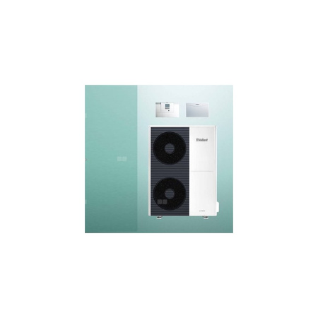 Pakiet Systemowy OZE - Pompa ciepła powietrzna powietrze-woda monoblok VAILLANT VWL 105/6A aroTHERM plus 9.2 kW 400 V + Moduł sterowania VWZ AI + Moduł kaskadowy VR 32/B