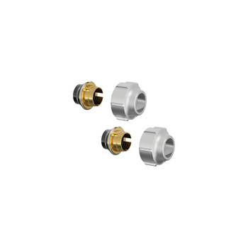 Zestaw przyłączeniowy z pierścieniem zaciskowym FLAMCO MEIBES mosiądz 3/4''