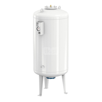 Naczynie wzbiorcze stojące FLAMCO MEIBES Airfix D-E-B, pojemność 50 l 6-, 16 bar / 120'C fi1 1/2'', kolor biały, do instalacji  C.W.U.