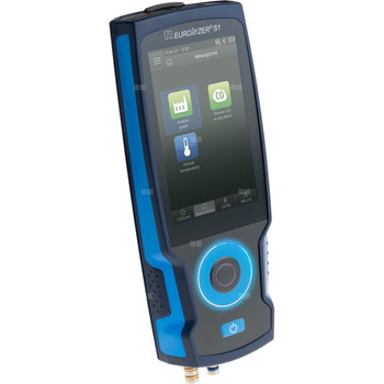 Sensor O2, CO/H2, pomiar ciągu kominowego, analizator spalin AFRISO EUROLYZER S1 standard, bez drukarki, z walizką