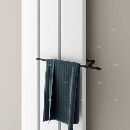 Grzejnik dekoracyjny Kermi®Beams® 1600x490x100, 1658W pod. 99, RAL 9016 SG