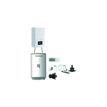 Pakiet - Kocioł gazowy jednofunkcyjny DE DIETRICH MCR4 24 kondensacyjny wiszący 3.3 - 26.1 kW + RegulatorAD248P + Zestaw powietrzno-spalinowy szachtowyBazowy PP/Alu fi 60/100 na fi 60 + Zasobnik c.w.uAQUAvie150 + Filtr magnetyczny XS90