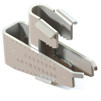 Zacisk nośny ZNP prętów M16 ZNP16