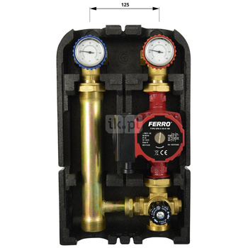 Grupa mieszająca GZ 6/4" z zaworem termostatycznym i pompą GPAII