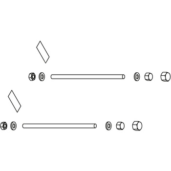 Zestaw mocujący do konsoli konw. wys.210 BH 210mm