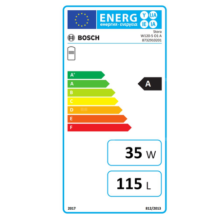 Zasobnik ciepłej wody użytkowej W 120-5O1A** stojący cylindryczny emaliowany (srebrny)