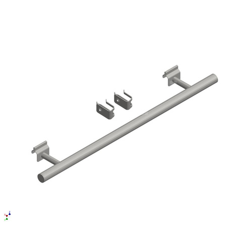 Kermi wieszak na ręczn. grzejn. płytowe długość 600 mm, stal nierdzewna