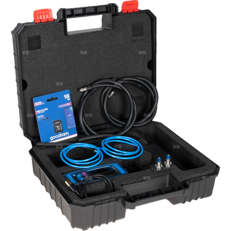 Manometr elektroniczny AFRISO S4680 ST 8000Pa, z wyświetlaczem, z przewodami pomiarowymi