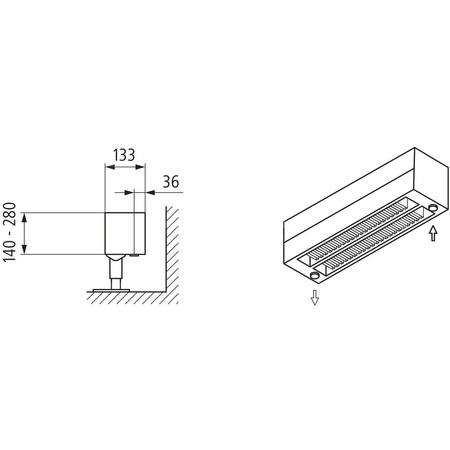 Konwektor Kermi Konvektor Typ32 BH70x133x1100mm QN652, weiß, 6bar, o. Abd, AB 12
