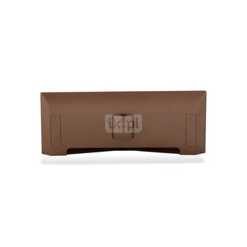 Automatyczna szufelka do zabudowy w ścianie LVac, kolor jasny brąz