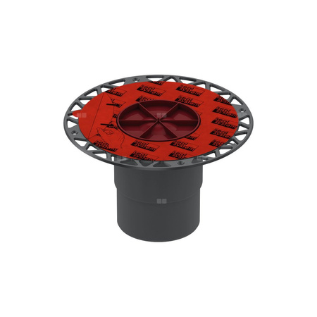 TECEdrainpoint S - odplyw pionowy z kolnierzem uniwersal