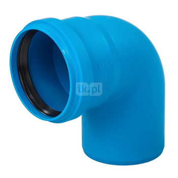 Kolano 45' MAGNAPLAST Ultra dB UDBB, PP-m (niebieski), DN 160 (wz x ww), do kanalizacji
