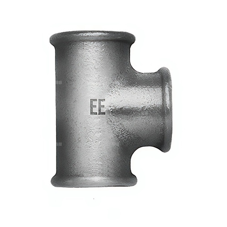 Trójnik ODLEWNIA ZAWIERCIE B1/25/130 redukcja 90' żeliwo (ocynk) 1 1/4'' x 1 1/4'' x 3/4'' (GW gazowy walcowy x GW gazowy walcowy x GW gazowy walcowy)