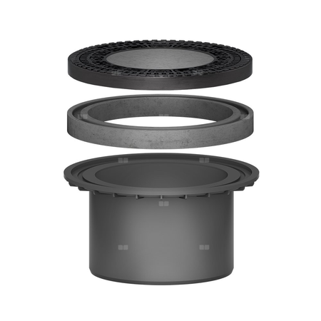 Nadbudowa teleskopowa MAXI pod pierścień i właz do ruchu sam. cięż. (właz i pierścień odciążający nie wchodzi w zakres dostawy)