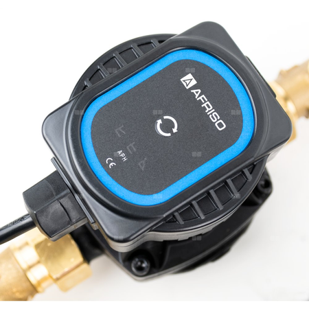 Grupa pompowa AFRISO BPS 901 AP GZ x GW 1'' x 3/4'', z zaworem termostatycznym, z pompą obiegową AFRISO APH 160 15-7/130 mm