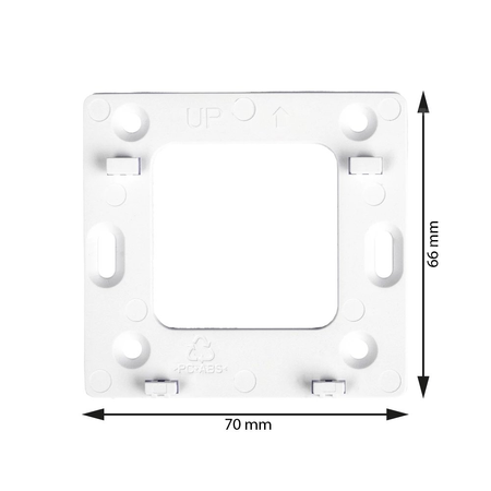 Regulator temperatury, 24V, biały, Internetowy, natynkowy ZigBee/868MHz