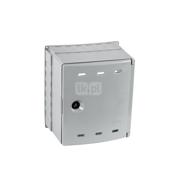 Postument z laminatu do skrzynki gazowej z laminatu o podstawie 600x250mm, H=1000mm popiel