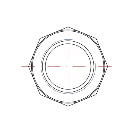 Nypel RUMET mosiądz 1'' x 1'' (GZ), z uszczelką