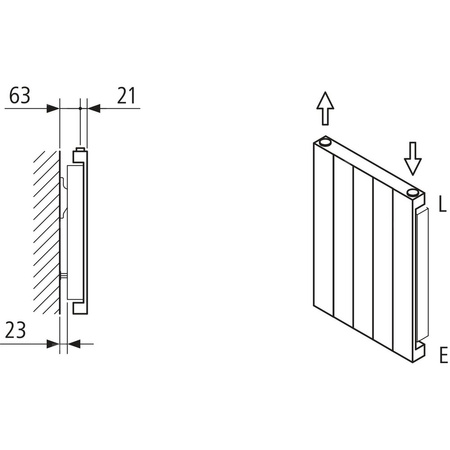 Grzejnik płytowy typ 11 KERMI HVN wym. 2000 x 1120 mm, kolor biały, moc 3033 W