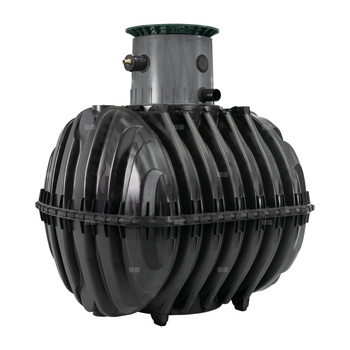 One2clean 7 ze zintegrowaną pompownią (IPS) - przydomowa jednozbiornikowa oczyszczalnia biologiczna SBR dla 6-7 RLM, wewnętrzna przepompownia, plastikowa oczyszczalnia biologiczna, oczyszczalnia biologiczna z tworzywa , technologia SBR , przepompownia , p