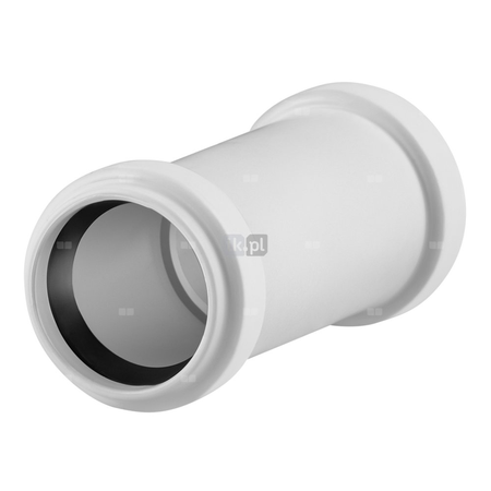 Złączka dwukielichowa MAGNAPLAST HT PLUS HTMM, PP (biały), DN 32 (ww x ww), do kanalizacji