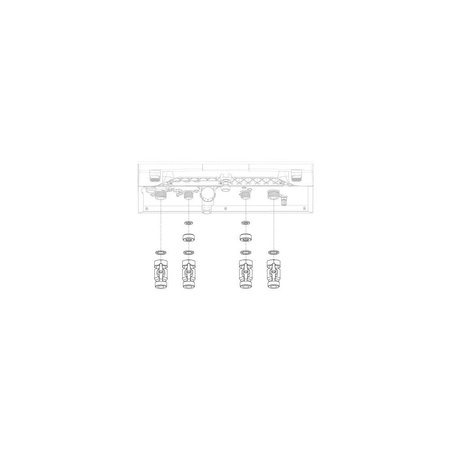 Zestaw przyłączy hydraulicznych do kotła FGB (przyłącze proste)
