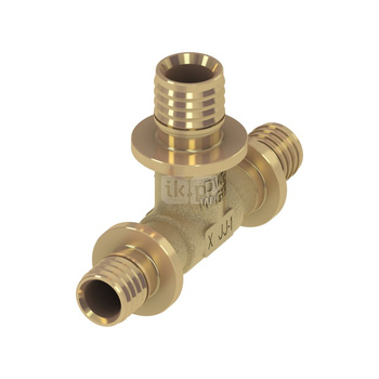 Trójnik TECE flex redukcja 90' mosiądz 32 mm x 32 mm x 20 mm (końcówka wtykowa x końcówka wtykowa x końcówka wtykowa)