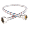 Wąż przyłączeniowy elastyczny FERRO z oplotem (stal), GW x GW, 1/2'' x 3/4'', długość 40 mm