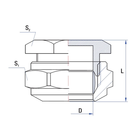 Korek RUMET mosiądz 18 mm na zacisk