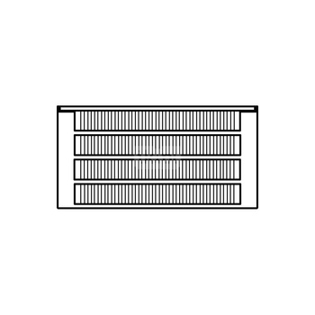 Konwektor Kermi Kon m. Str. Typ44 BH210x255x5400mm QN10319,weiß,6bar,o. Abd.,AB Uni.