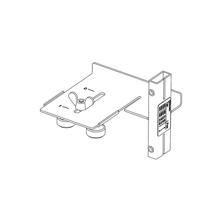 Szablon przyłączeniowy Kermi Anschlusslehre Ventilkonvektor