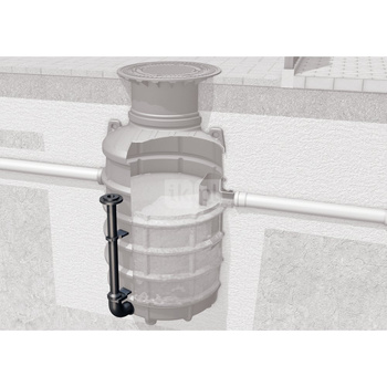 Opróżnianie bezpośrednie do separatorów tłuszczu - przyłącze lewe