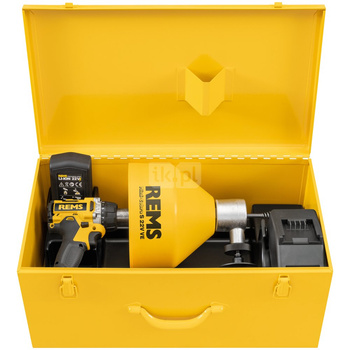 REMS Mini-Cobra S 22V VE Zest w stabilnej skrzynce z blachy