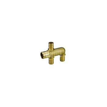 MINI ROZDZIELACZ KOŃCOWY "3" SYSTEMU GIACOQEST DLA RUR PEX 3/4"(1)x 1/2"(3)