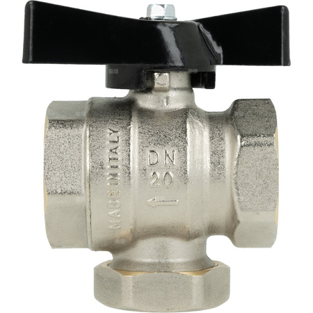 Zawór kulowy z filtrem siatkowym i magnesem BFV, GW G1''