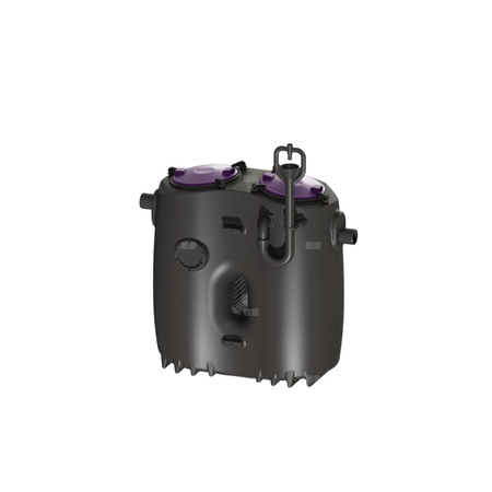 Separatory tłuszczu EasyClean free Basic Standard NS 2 Lewy z urządzeniem do napełniania