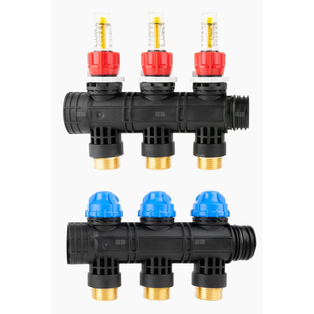 Rozszerzenie rozdzielacza ProCalida EF1 lub EF1 K o 3 obiegi, przepływomierz 0,2÷1,6 l/min