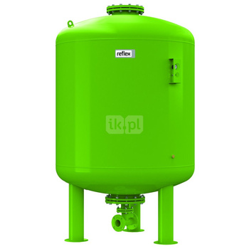 Naczynie wzbiorcze REFLEX DT 3000, pojemność 3000 l, 10 bar / 70'C, kolor zielony, do instalacji  C.W.U.