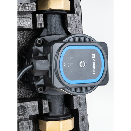 Grupa pompowa AFRISO PrimoTherm 180-1 AP DN 25 AP GZ x GW 1 1/2'' x 1'', z izolacją, z pompą obiegową AFRISO APH 361 25-7/180 mm