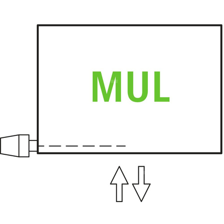 Kermi ściana grzewcza HHV22 420x122x4000 pozioma,RAL9016,6bar,z osłoną,prawa,L400