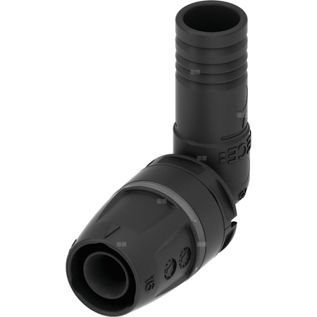 Kolano 90' TECE logo dwuczęściowy, tworzywo, 20 mm (pz x zz)