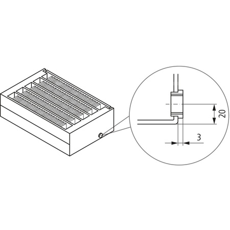 Konwektor Kermi Kon m. Str. Typ44 BH210x255x4600mm QN8791, weiß, 6bar, o. Abd., AB Uni.