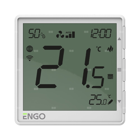 Regulator klimakonwektorów, 230V, biały, Internetowy, podtynkowy , Wi-Fi